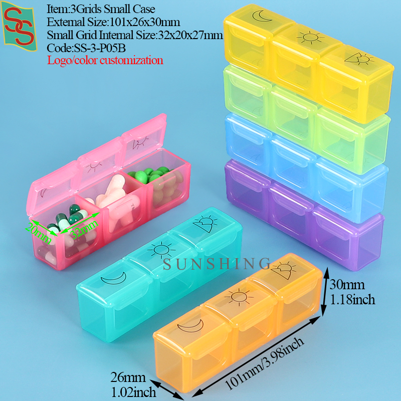 P05B Estuche Pequeño de 3 Compartimentos