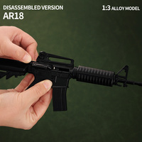 Pistolets jouets réalistes pas chers, modèle en métal, revolver jouet, modèle de pistolet 1:3, sniper Awm, AR15, mini pistolet jouet pour adultes