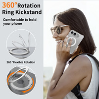Funda Magnética Plegable de Alta Calidad para iPhone 18 Ultra con Soporte Giratorio, Antigolpes, Transparente, Personalizada, Antiamarillamiento, para Teléfono Móvil, al por Mayor