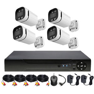 Caliente Qearim buena calidad 4Ch canal 1080P 2MP HD sistema <span class=keywords><strong>de</strong></span> <span class=keywords><strong>seguridad</strong></span> <span class=keywords><strong>Kit</strong></span> CCTV analógico al aire libre bala Cámara conjunto completo precio DVR <span class=keywords><strong>KIT</strong></span> - Product Image 2