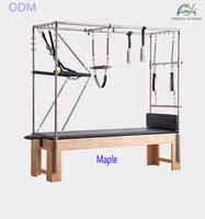 Pilates Reformers Advanced Maple Wood Pilates Cadillac Bed pour le développement de la puissance athlétique d'élite, le flux cinétique en chaîne et l'entraînement de la stabilité du tronc