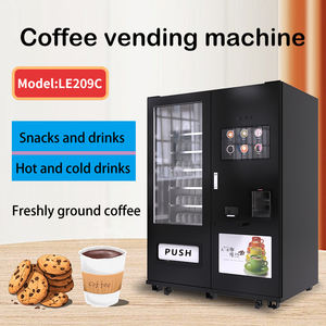 Distributeur automatique combiné à deux options offrant des boissons chaudes et froides - Product Image 2