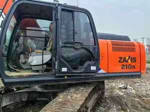 Ventas globales de excavadoras hidráulicas usadas Hitachi ZX210K de brazo corto, de alta resistencia y con orugas, de alta calidad. - Product Image 2