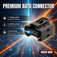 Connecteur femelle étanche 12 broches pour faisceau de câbles de voiture, prise 76616-9