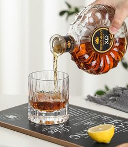 클래식 아메리칸 스타일 꽃 튤립 와인잔 크리스탈 글라스 301-400ml 용량 버건디 & 레드 호텔용 - Product Image 3