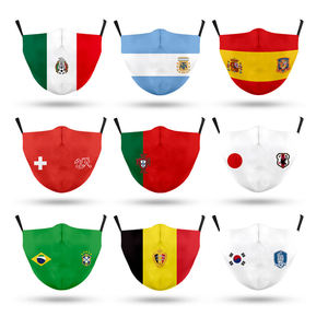 Masker Sutra Es Logo Kustom Masker Tahan Debu Dapat Dicuci Masker Katun Dapat Digunakan Kembali - Product Image 5