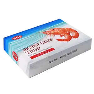 Custom Carton Seafood Box Frozen Shrimp Box Frozen Food Box Packaging