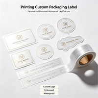 Hoja de Etiquetas Adhesivas Personalizadas, Rollo de Etiquetas Térmicas para Embalaje, Logotipo Impreso, Etiqueta Adhesiva Promocional con Logotipo, Etiqueta Térmica