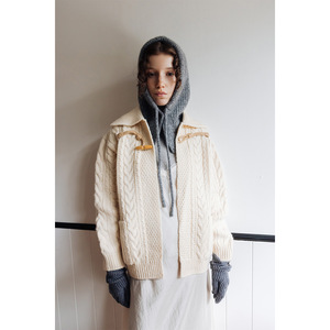 <span class=keywords><strong>Cagoule</strong></span> style 29*44 pour <span class=keywords><strong>femme</strong></span>, châle tricoté coupe-vent automne-hiver, bonnet coréen <span class=keywords><strong>tendance</strong></span> en Spandex/Polyester, ajustable - Product Image 4
