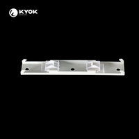 KYOK Vente en gros Rail de rideaux silencieux en aluminium de haute qualité Rail de rideaux de plafond