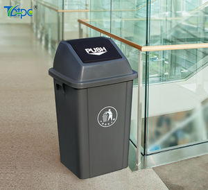 60L 플립형 뚜껑 플라스틱 재활용 쓰레기통 및 60L 플라스틱 슬림 분리수거함 - Product Image 5