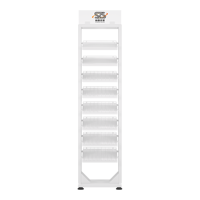 Stehender Metall nagellack Großer Displayst änder Rack Schnell installation Kosmetik Display Rack