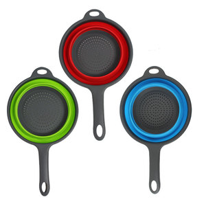 Panier de vidange pliable avec poignée 13-17 cm, passoire extensible pour le lavage des légumes, outil de cuisine - Product Image 4