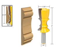 Mèches de toupie réversibles en carbure monobloc pour bois Outils de coupe spéciaux pour charpentiers de portes d'armoires ODM OEM personnalisés