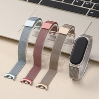 Correa de Metal Magnética de Estilo Milanesa para Xiaomi Band 8-9, Nueva, con Estilo Lujoso para Estudiantes