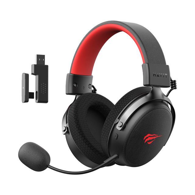 Havit H2015 Pro 2.4GHz Over-ear Type-C Headphone Auriculares Gamer Audifonos Wired Gaming Headset with Mic for Sports Travel