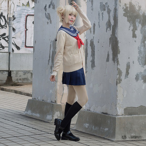 Zixiao Sailor Uniform Cosplay Costume Women's High School JK Style Knit Fabric Adult Size - Product Image 2