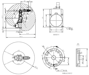 <span class=keywords><strong>Brazo</strong></span> robótico Industrial ligero de 6 DoF de alta calidad, mano de Robot de bajo costo para fresado de elevación, controlador CNC, Robots articulados - Product Image 4