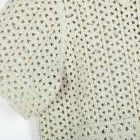 Nouvelle Collection Été 2026 – Cardigan Rose à Manches Courtes en Maille, Orné de Diamants, Coupe Ajustée, pour Femme – Idéal Soirées Décontractées