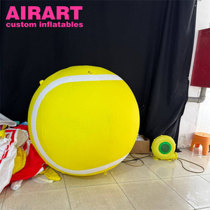 2m Diameter Sports Meeting Decoration Inflatable pink Baseball,inflatable Baseball Model Balloon - Product Image 5