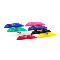 Decut – composants de flèche colorés de 1 à 3/4 pouces, aubes de rotation pour tir à l'arc 0.165 pouces