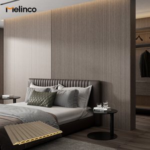 Melinco Interior WPC Fluted <strong>Wall</strong> Ceiling Panels Waterproof 3D Laminated Board Wooden Grain Indoor Decor <strong>Pvc</strong> <strong>Wall</strong> <strong>Cladding</strong> - Product Image 4