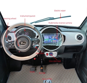 Mini Auto Eléctrico de Cuatro Ruedas, Económico de Fábrica, 1000w, Batería de Plomo-Ácido o Litio, en Existencia - Product Image 4