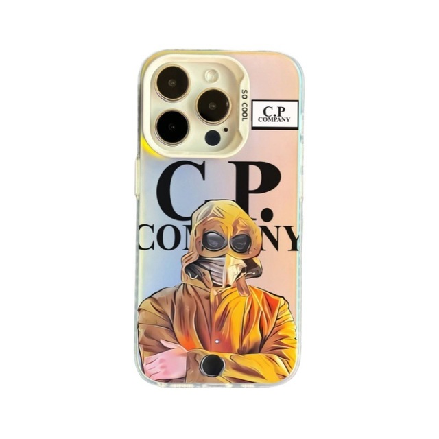 Fashion Electroplate IMD CP Company Coque Anti-Fall Shockproof Phone Cases Cover for iPhone 12 13 14 15 16 17 Pro Max Plus