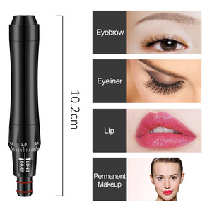 Máquina de maquillaje permanente Ybeauty, pluma de tatuaje eléctrica con longitud de aguja ajustable para tinte de cejas y labios - Product Image 2