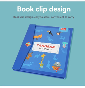 <span class=keywords><strong>Puzzle</strong></span> <span class=keywords><strong>Magnetico</strong></span> in Legno Fai-da-Te per Bambini, Gioco Educativo Divertente e Intelligente per l'Apprendimento dei Modelli Cognitivi - Product Image 3