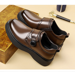 Mocasines de Vestir Antideslizantes de PU para Hombre, para Todas las Temporadas, Cómodos, Formales, para Uso Diario, Calzado para Oficina y Carrera Profesional - Product Image 1