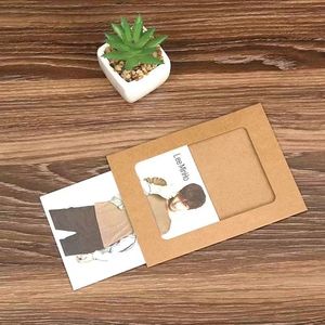 Enveloppes jetables en kraft format A7, A5, <span class=keywords><strong>A4</strong></span>, impression offset, vierges, noires, brunes, porte-cartes photo pour envois postaux - Product Image 6