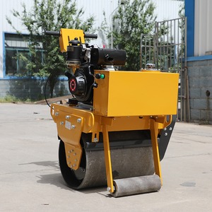 รถบดถนนแบบมือเดียว ZLIN Mini Hand Single Drum Road Roller 600 กก. เครื่องบดอัดดินแบบเดินตาม อุปกรณ์สำคัญสำหรับงานก่อสร้างถนน - Product Image 3