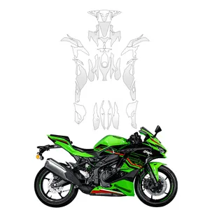 Used for KAWASAKI ZX4R ZX4RR motorcycle accessories paint parts area of motor bike full paint protection film