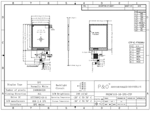 Polcd 2.8 인치 터치 스크린 240x320 ST7789V 드라이브 IC 모듈 변형 2.8 ''TFT LCD 디스플레이 - Product Image 6