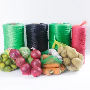 حار بيع الأخضر شبكة حقيبة في حجم مختلفة في لفة