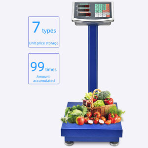 공장 직접 디지털 LCD 산업용 전자 스케일 강철 상업용 계량 플랫폼 OEM 지원 단위 KG - Product Image 5