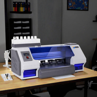 Imprimante DTF numérique à jet d'encre pour t-shirts, entièrement automatique, à usage domestique, d'occasion, ZYJJ, double tête XP600, taille d'impression 330 mm, imprimante DTF Epson