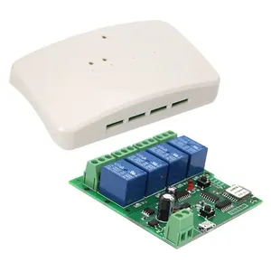 Smart Remote Control Module 4CH 10A Relays WIFI Wireless Universal Switch Work with Alexa Google home eWeLink APP domotic