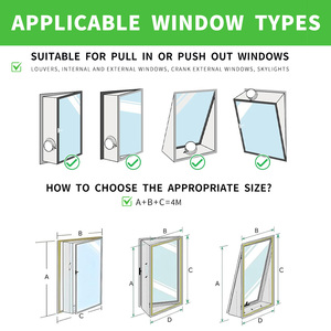 Climatisation portable en tissu polyester à fermeture éclair manuelle de 3 mètres, design durable et écologique pour une <span class=keywords><strong>installation</strong></span> facile sur la fenêtre - Product Image 5