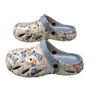 Summer Men Anti-Odor <b>Clogs</b> Slippers Breathable Hollow Closed Toe Anti-Slip Beach Sandals - Product Image 5