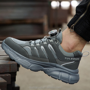 <span class=keywords><strong>Scarpe</strong></span> <span class=keywords><strong>Antinfortunistiche</strong></span> alla Moda con Punta in Acciaio e Bottone Rotante per Uomo e <span class=keywords><strong>Donna</strong></span>, <span class=keywords><strong>Comode</strong></span> <span class=keywords><strong>Scarpe</strong></span> da Lavoro Trasparenti per Uso Industriale - Product Image 5