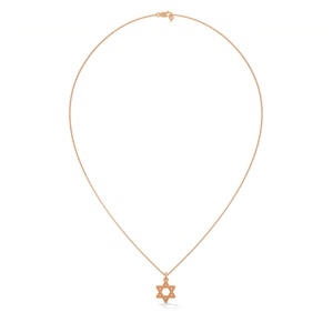 Colgante de oro rosa con diamante cultivado en laboratorio, pieza de joyería fina de alta calidad diseñada para una elegancia duradera y moda cotidiana. - Product Image 3