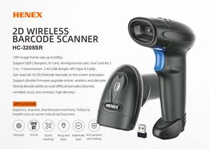Escáner <span class=keywords><strong>de</strong></span> Código <span class=keywords><strong>de</strong></span> Barras Inalámbrico Henex <span class=keywords><strong>de</strong></span> 300 Metros <span class=keywords><strong>de</strong></span> Alcance, Lector <span class=keywords><strong>de</strong></span> Códigos <span class=keywords><strong>de</strong></span> Barras 1D/2D OR OCR - Product Image 3