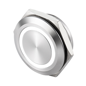 Kleine aluminium IP65 drukknop momentane actie mini liftbedieningspaneel DALI-2 voor huishoudelijke apparaten drukknop schakelaar - Product Image 3