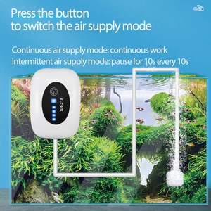 소보 에어펌프 SB-218 수족관 리튬 배터리 에어펌프, 충전식 및 휴대용, 수족관용 대용량 배터리 - Product Image 2