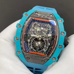 2026 Hot Selling Men's 2102 Automatic Chronograph <b>Watch</b> Carbon Fiber Case Luxury Sport Wristwatch OEM - Product Image 3