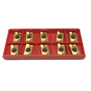 10 X APMT1604PDER 25R0.8 90hrc 코팅되지 않은 인덱서블 텅스텐 카바이드 인서트 OEM 외부 선삭 공구 - Product Image 1