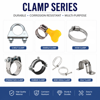 Collier de serrage robuste en fonte ductile pour tuyaux et collier de serrage pour tuyaux en DI avec raccord de tuyauterie en PVC
