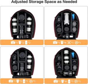 Free Sample New Camera Bag Men's and Women's Professional Camera <b>Backpack</b> with Rain Cover Compartment Waterproof Laptop <b>Backpack</b> - Product Image 2